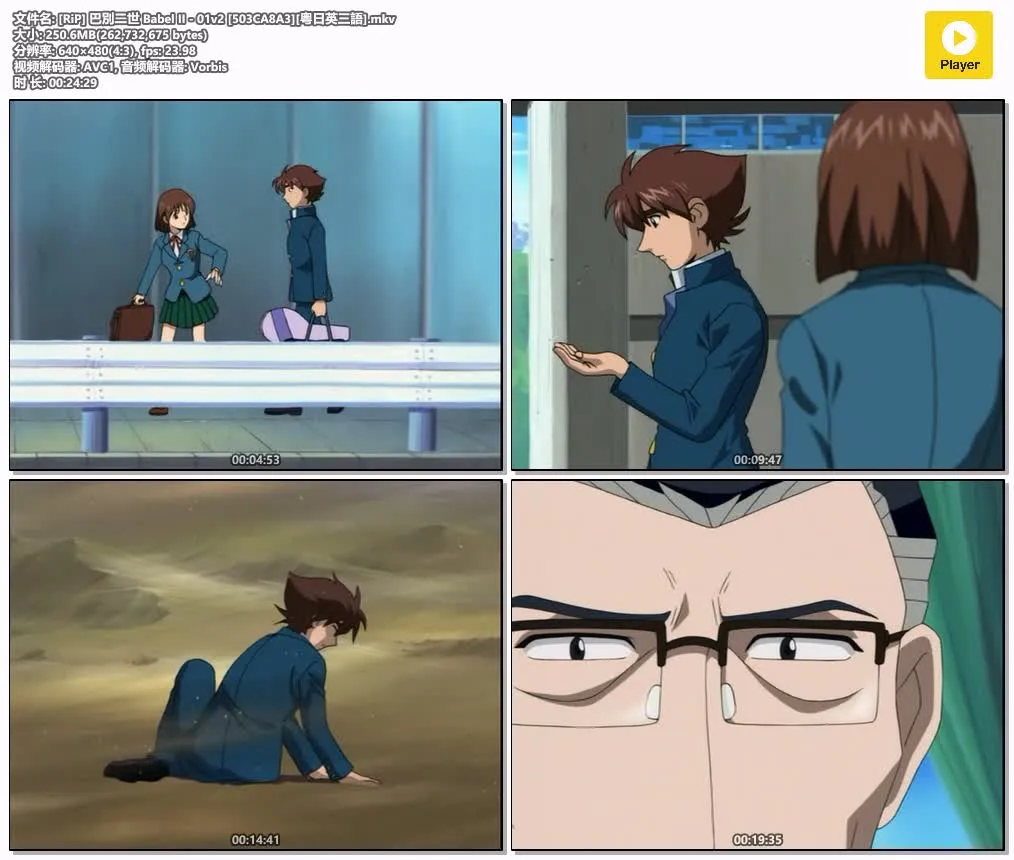 《巴别二世》粤日英三语版 | 480P清晰画质 | 英文字幕 | 科幻动画 4